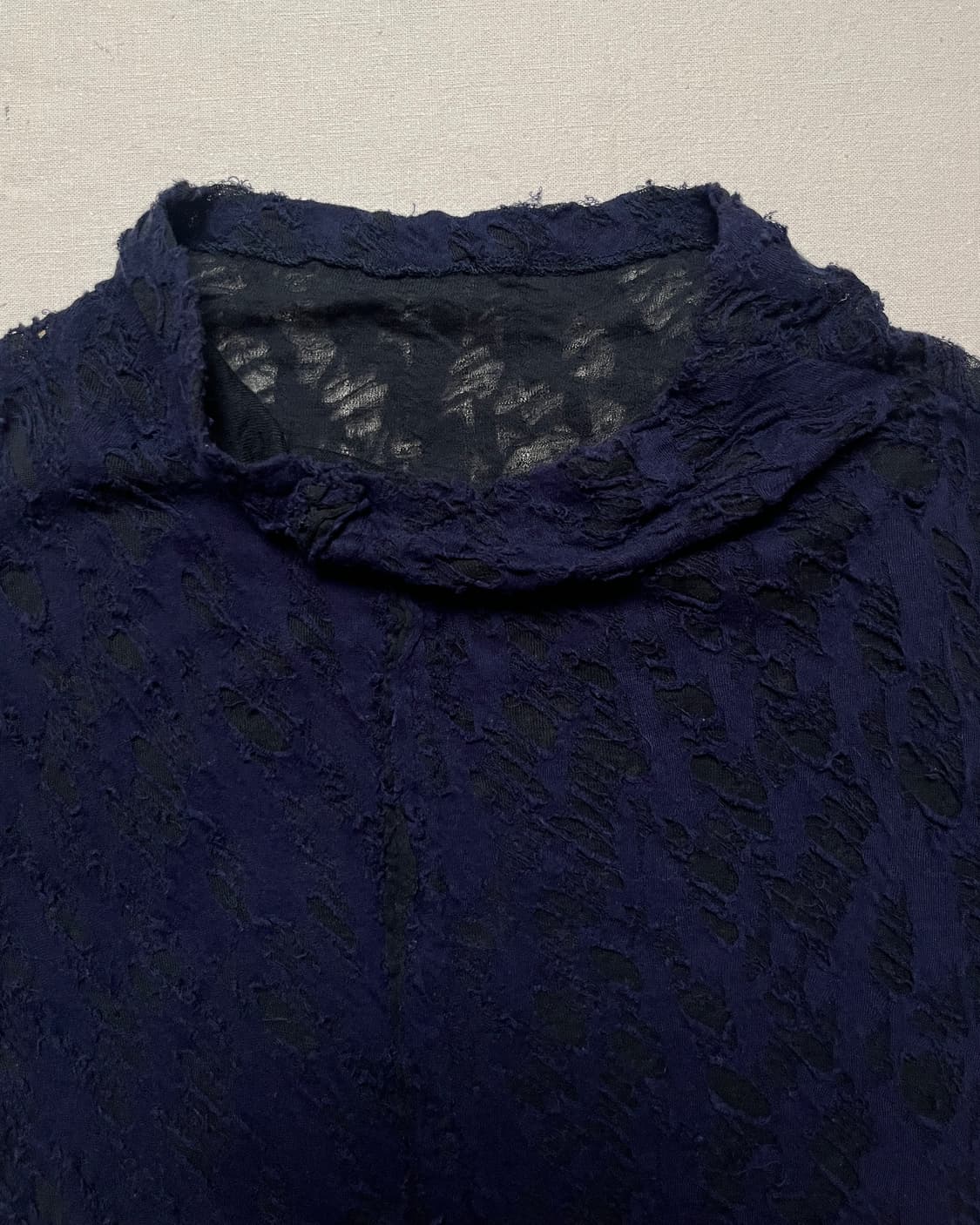 요지야마모토 데미지 시스루 레이어드 컷앤소 Yohji yamamoto 상품이미지8