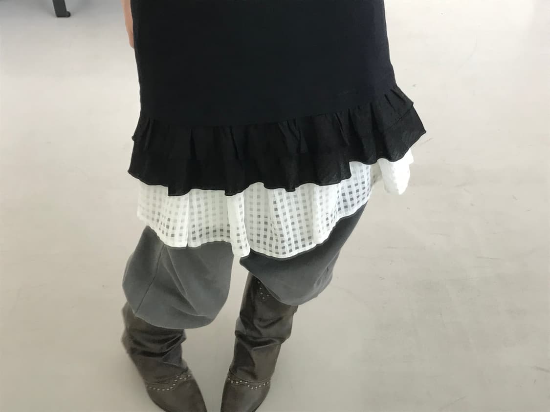 frill printing sleeveless 상품이미지4