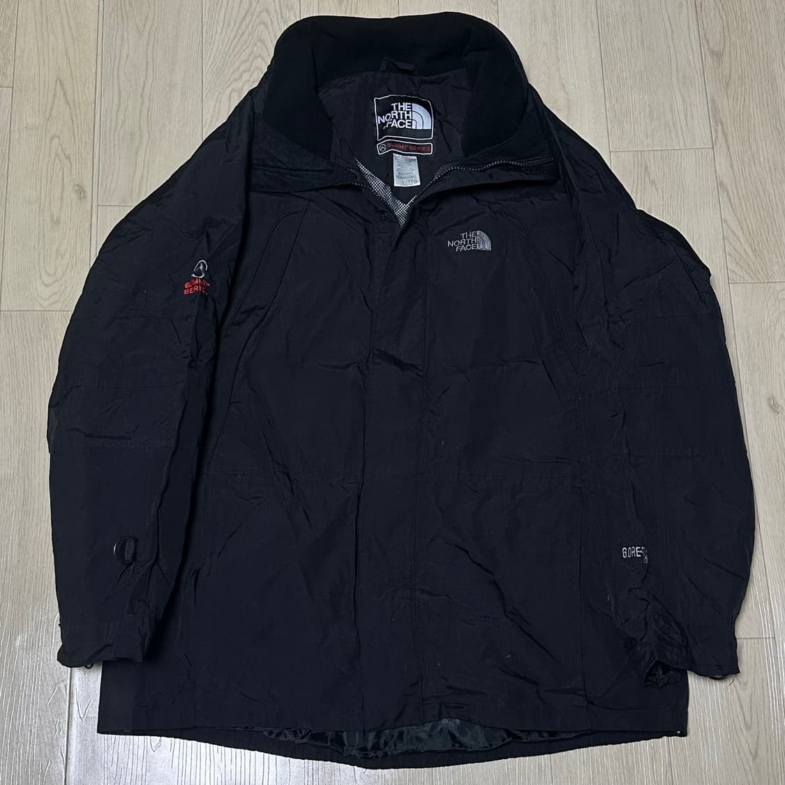 노스페이스 대장급 써밋시리즈 키드밀리 고어텍스 블랙 바람막이 상품이미지1