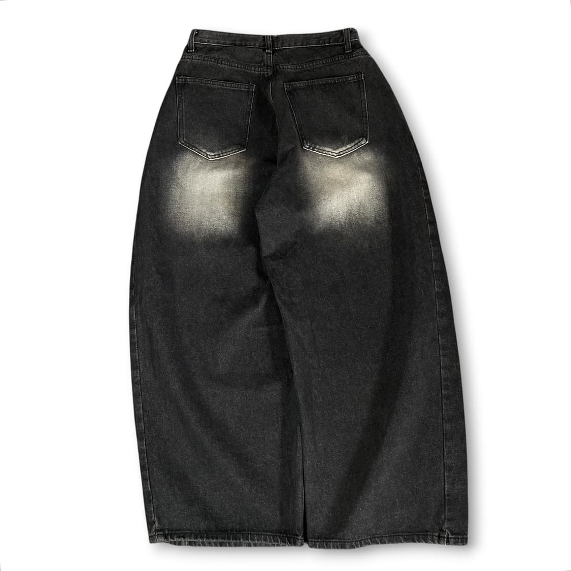 (28)  S-BIN 진스 흑청 핀턱 데님 팬츠 M 상품이미지2