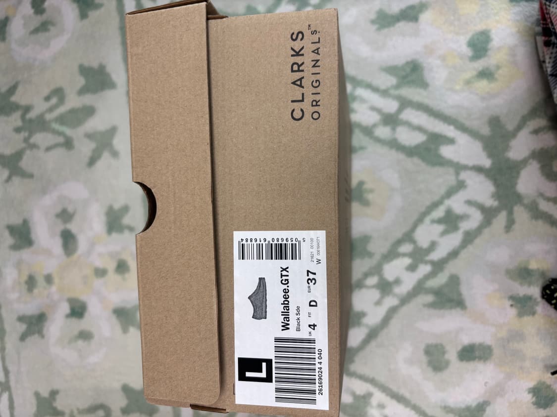 (새상품) 클락스 왈라비 고어텍스(240)_블랙 상품이미지2