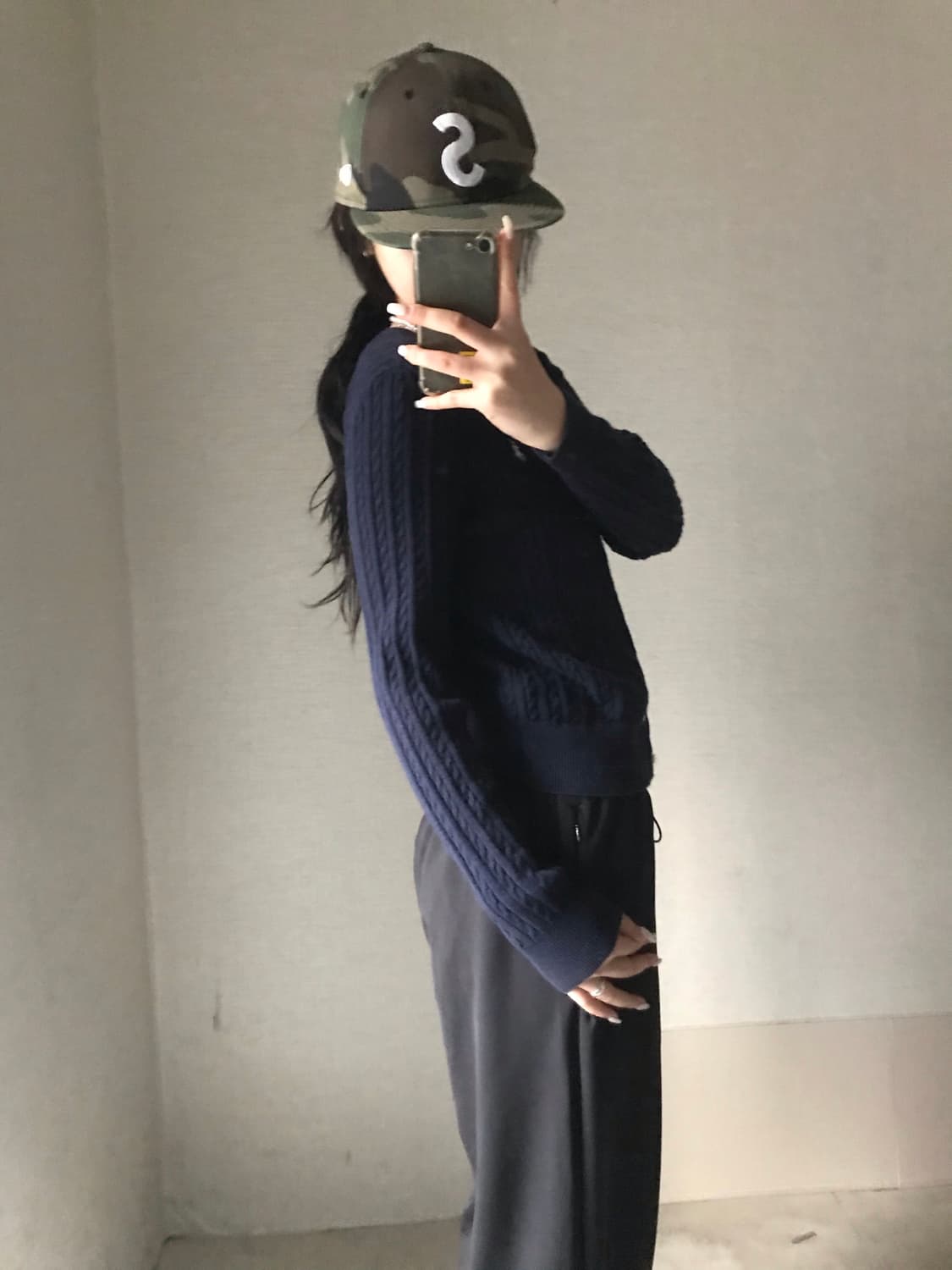 폴로 네이비 케이블 가디건 상품이미지4