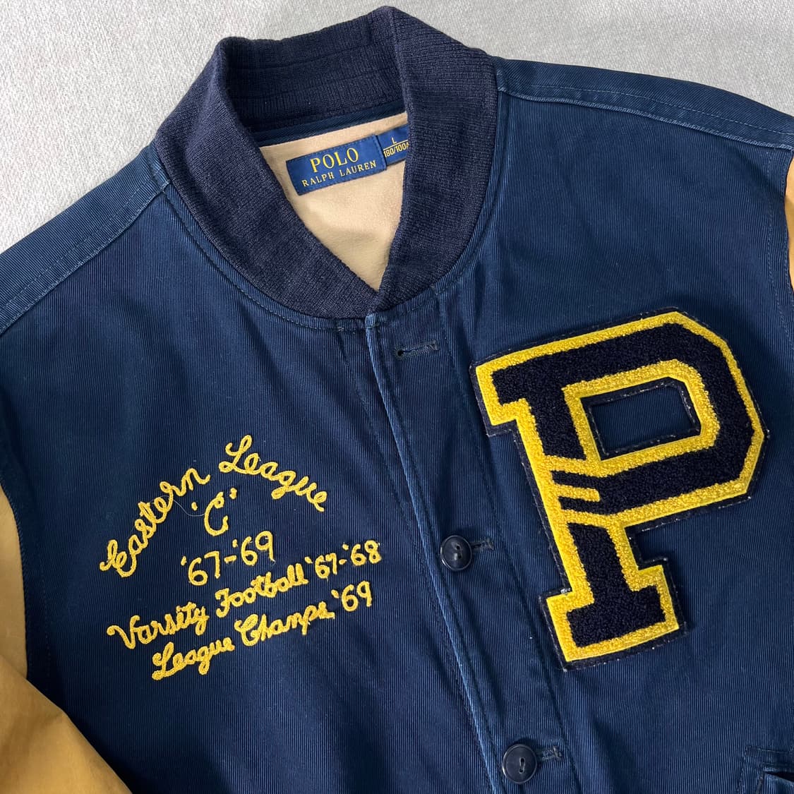 100 폴로 랄프로렌 데이비슨 풋볼 바시티 자켓 상품이미지3