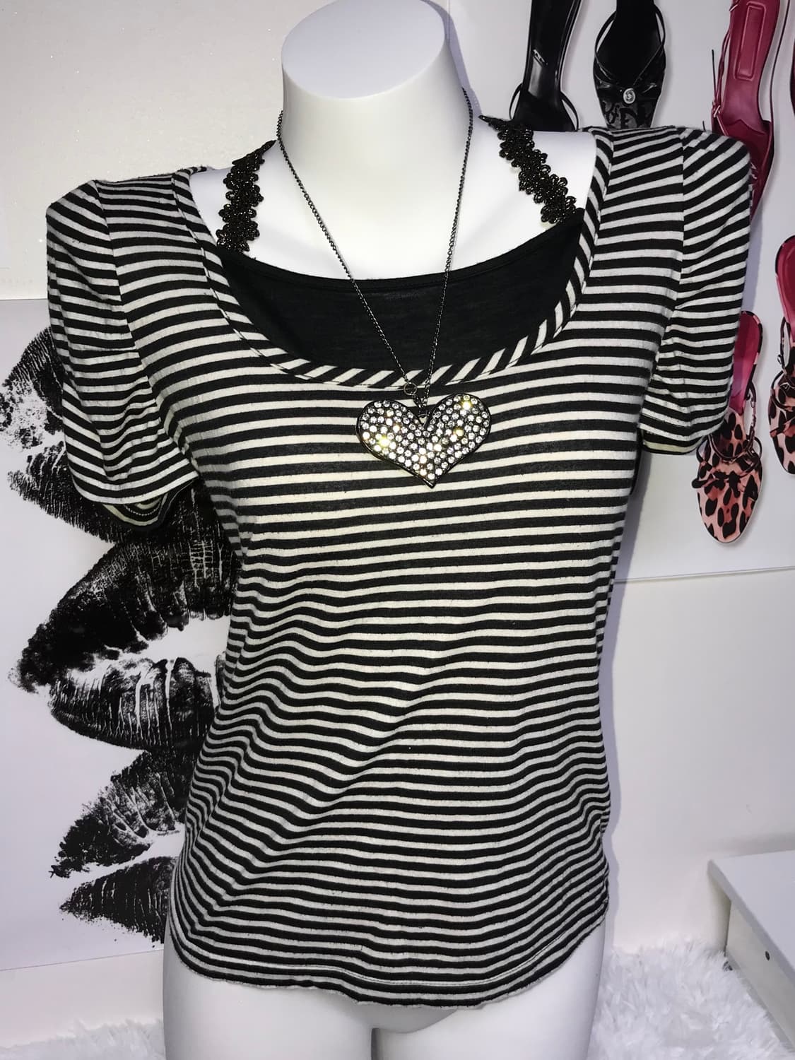 layered point t-shirt 상품이미지1