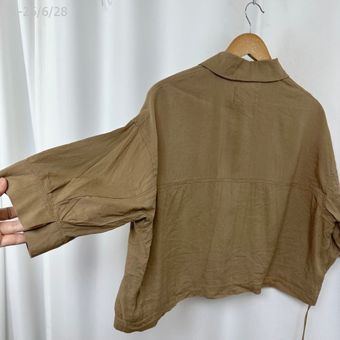 알토 여자 마 루즈핏 셔츠 브라운 FREE 상품이미지7