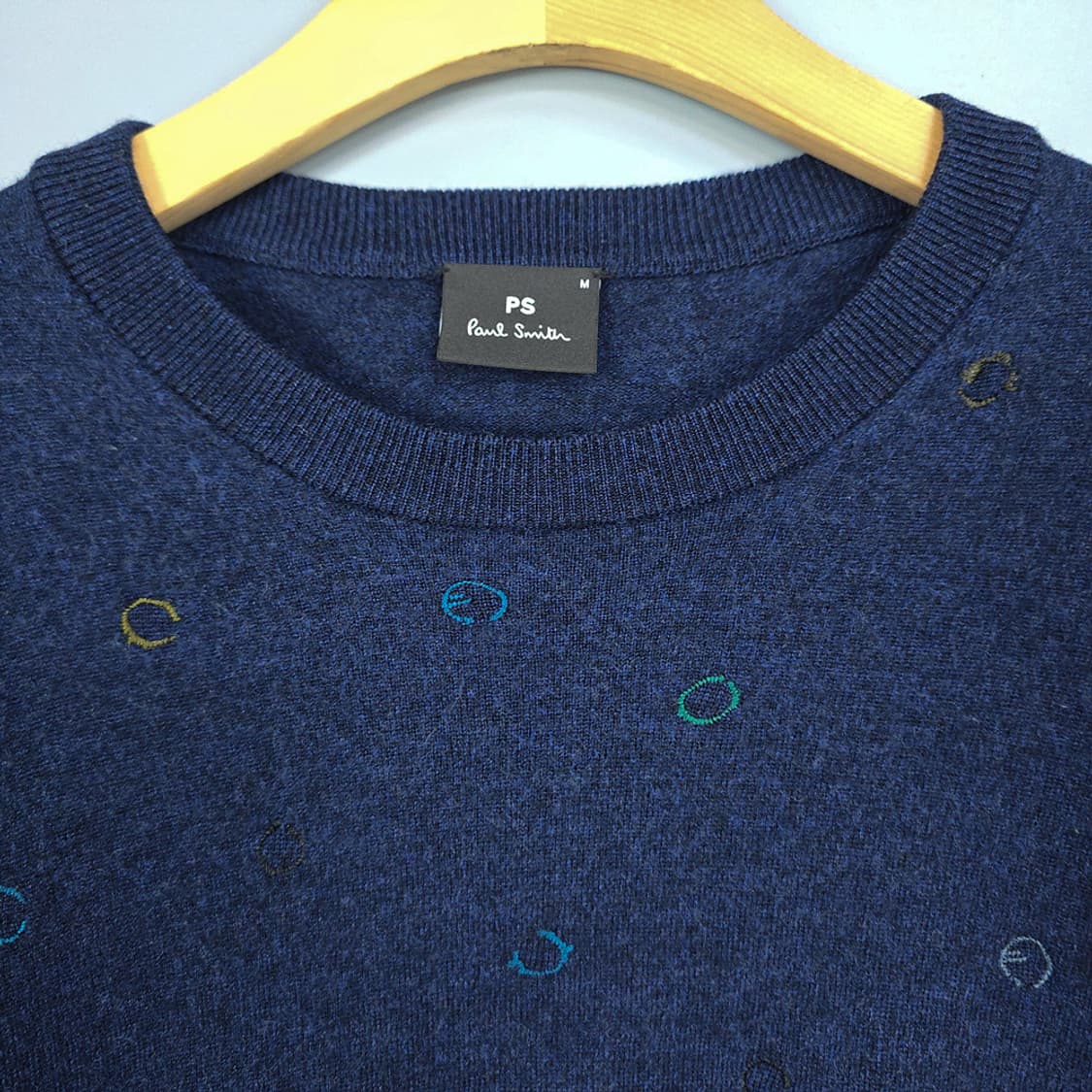 남성 폴스미스 Paul Smith 메리노울 자수 니트 M 상품이미지2