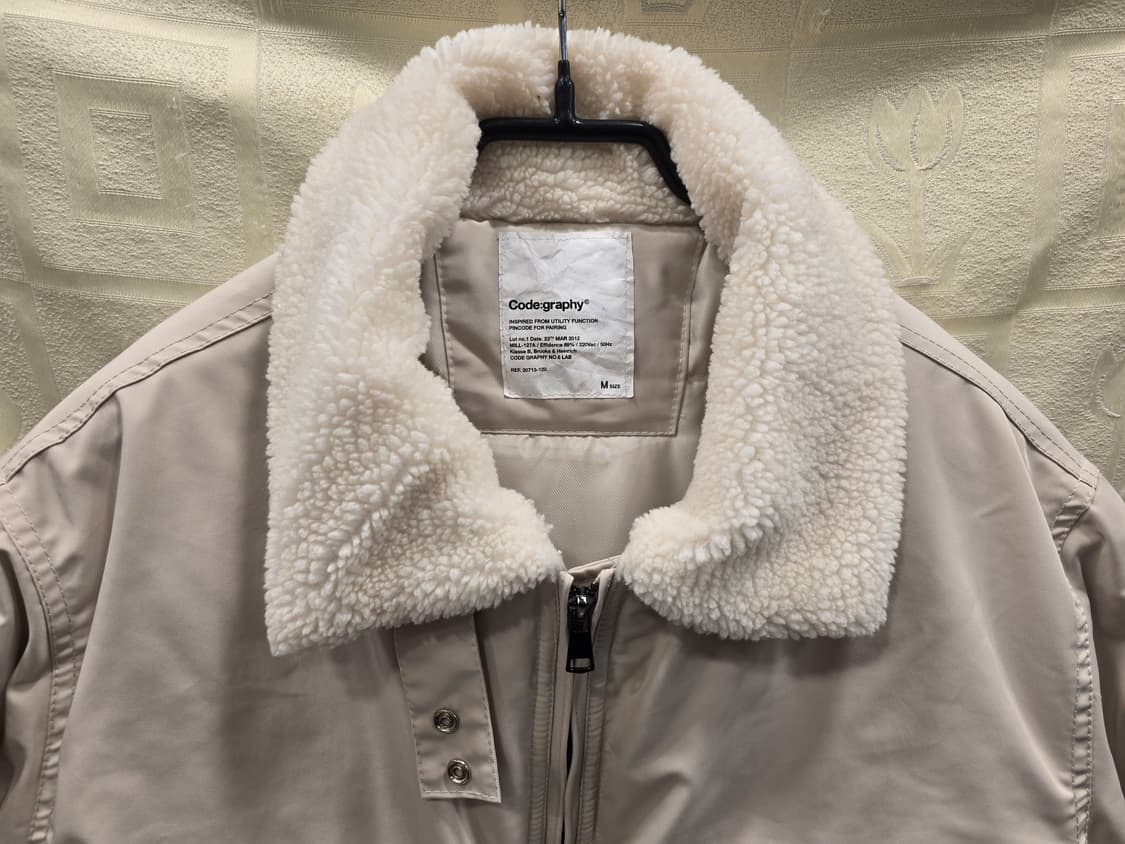 코드그라피 남성  퍼 칼라 패딩 숏패딩 점퍼 95 상품이미지2