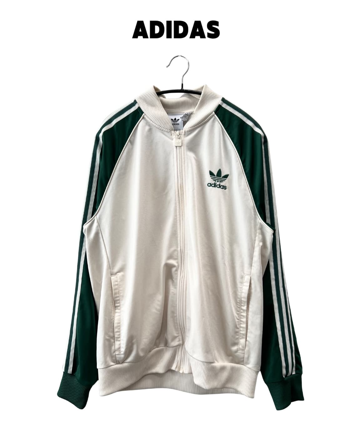 아디다스 SST 트랙탑 원더 화이트 컬리지에이트 그린 상품이미지1