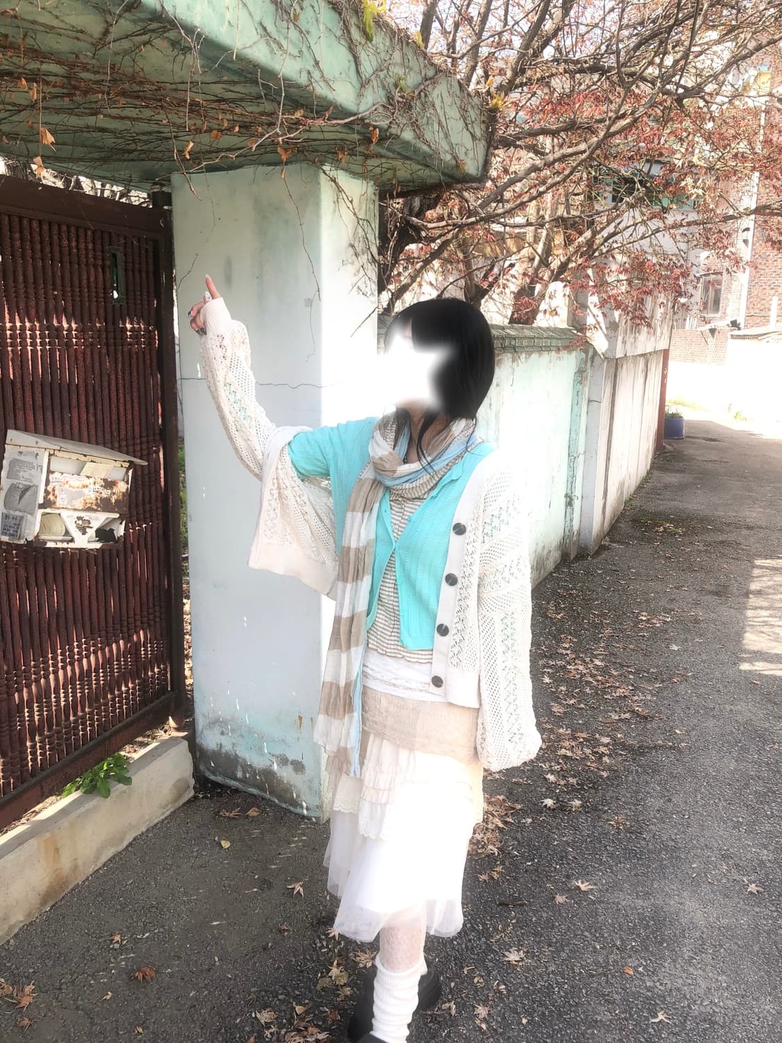 빈티지 민트 모리 코디세트 상품이미지5