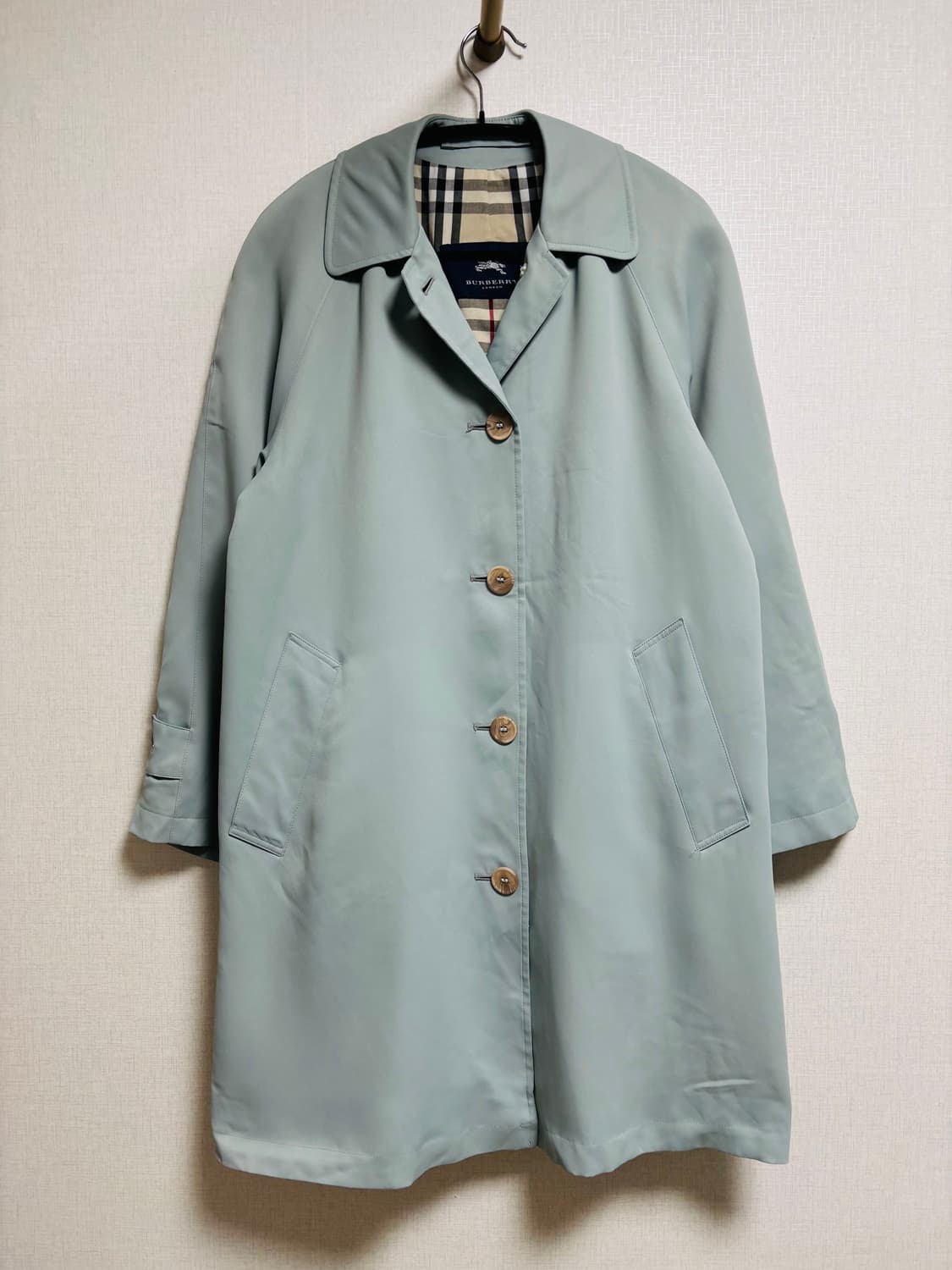 BURBERRY LONDON 클래식 체크 안감 싱글 트렌치코트 상품이미지2