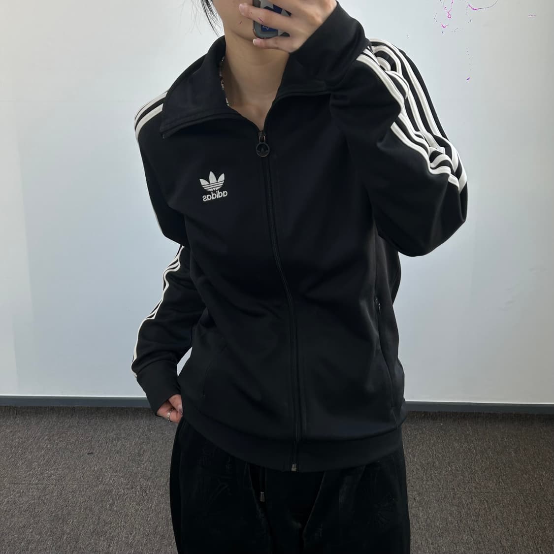 Adidas 아디다스 구파 블랙 져지 상품이미지3