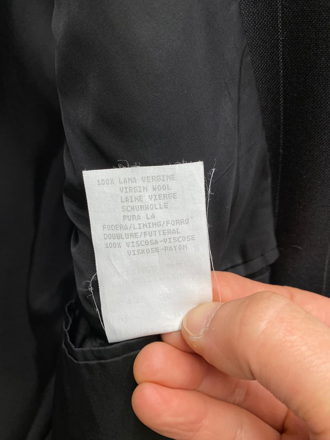 [50] 90s EMPORIO ARMANI 스트라이프 3버튼 블레이저 상품이미지9