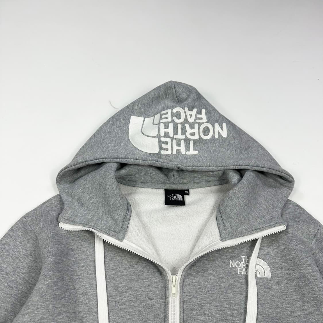 노스페이스 재팬 자수로고 풀오버 후드집업 그레이 XL 상품이미지2
