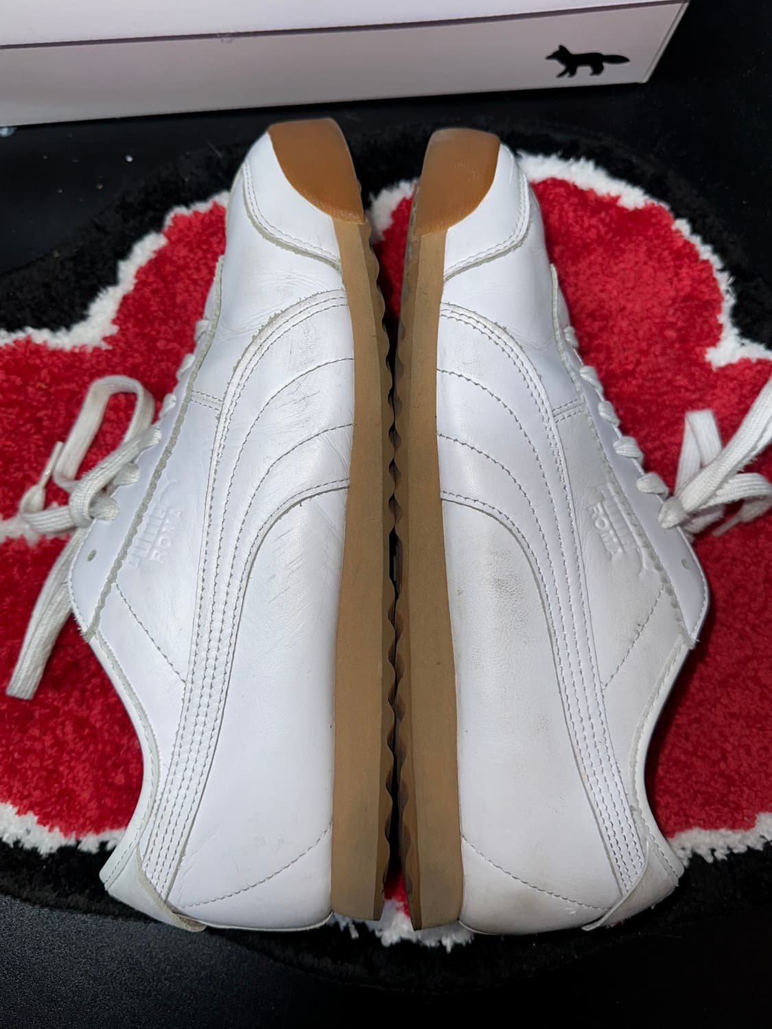 푸마 X 메종 키츠네 로마 화이트 280 상품이미지3