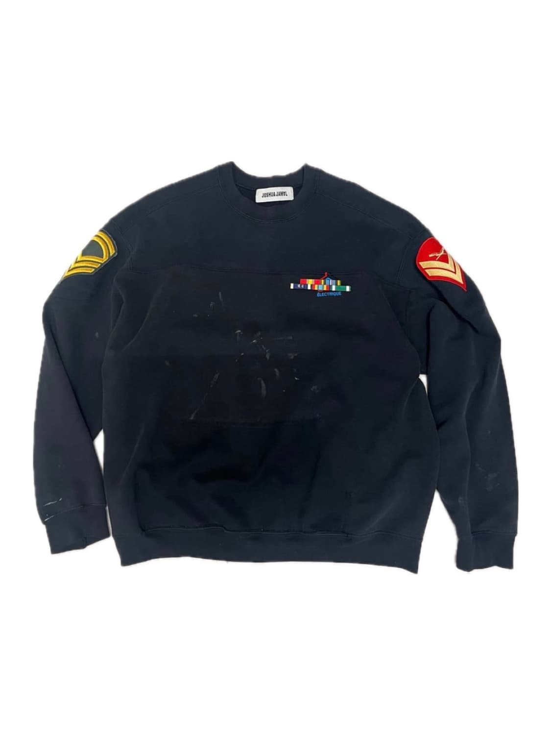 [M] Joshua Jamal Isignia 크루넥 블랙 상품이미지1