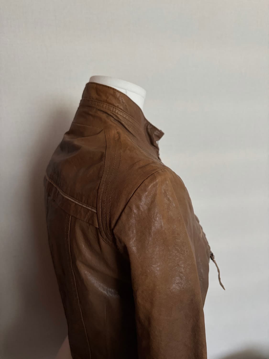 빈티지 가죽 자켓 상품이미지3