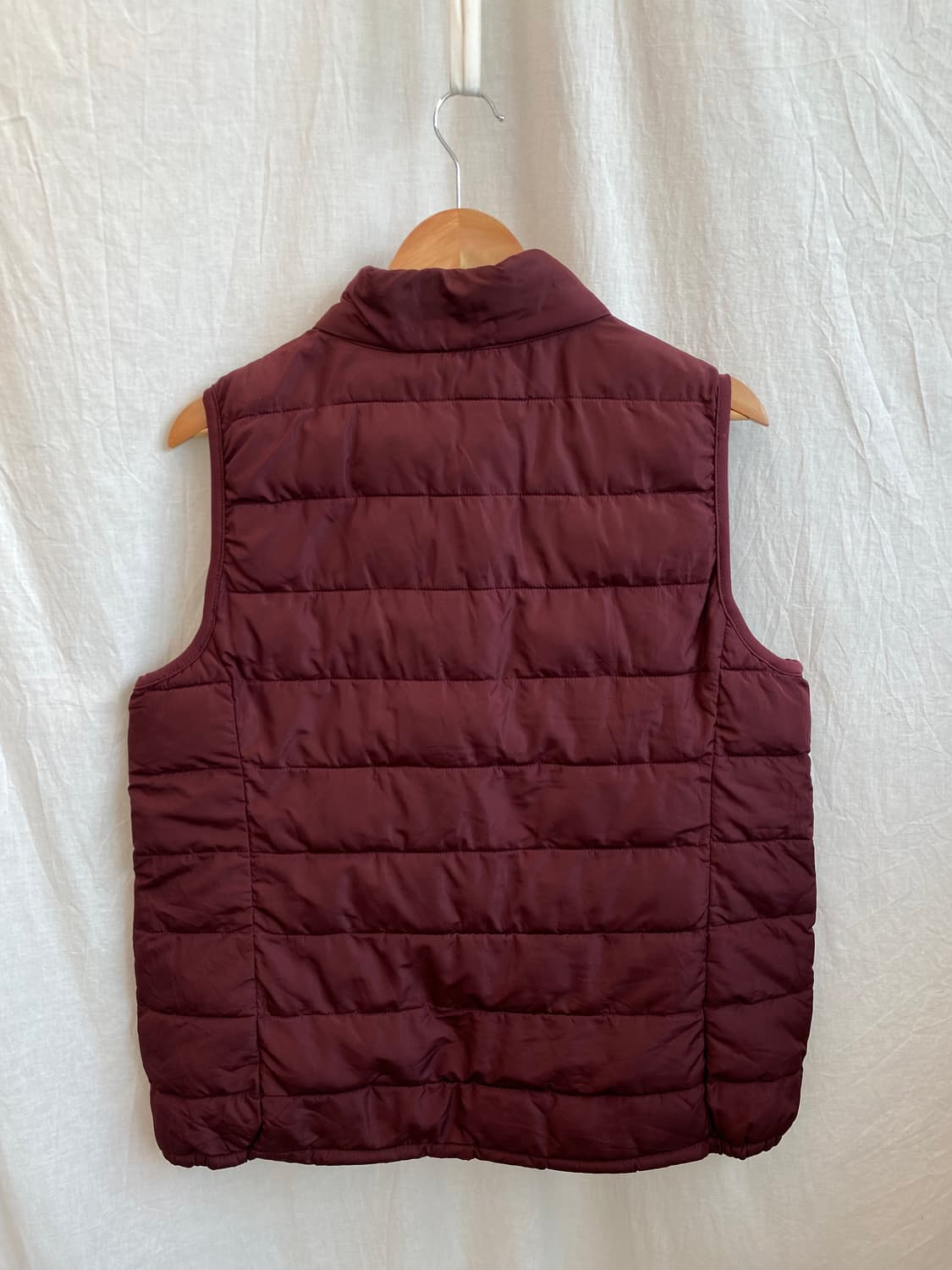 자주빛 패딩조끼(XL) 상품이미지7