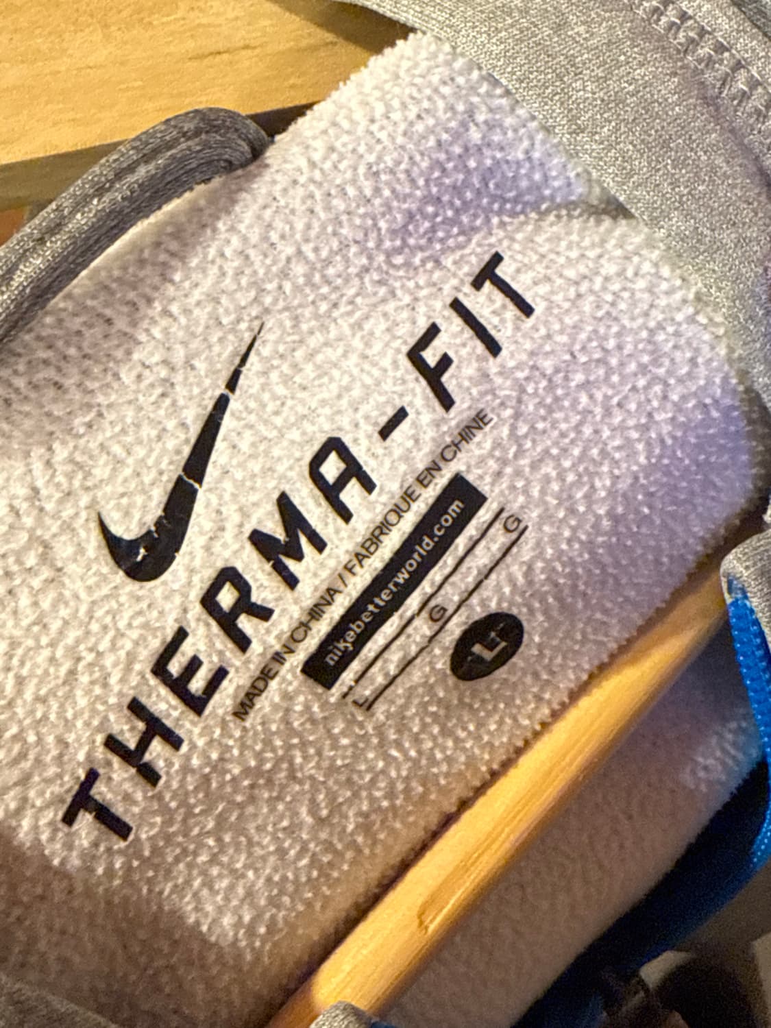 나이키 블루스우시 그레이 후드집업 상품이미지2