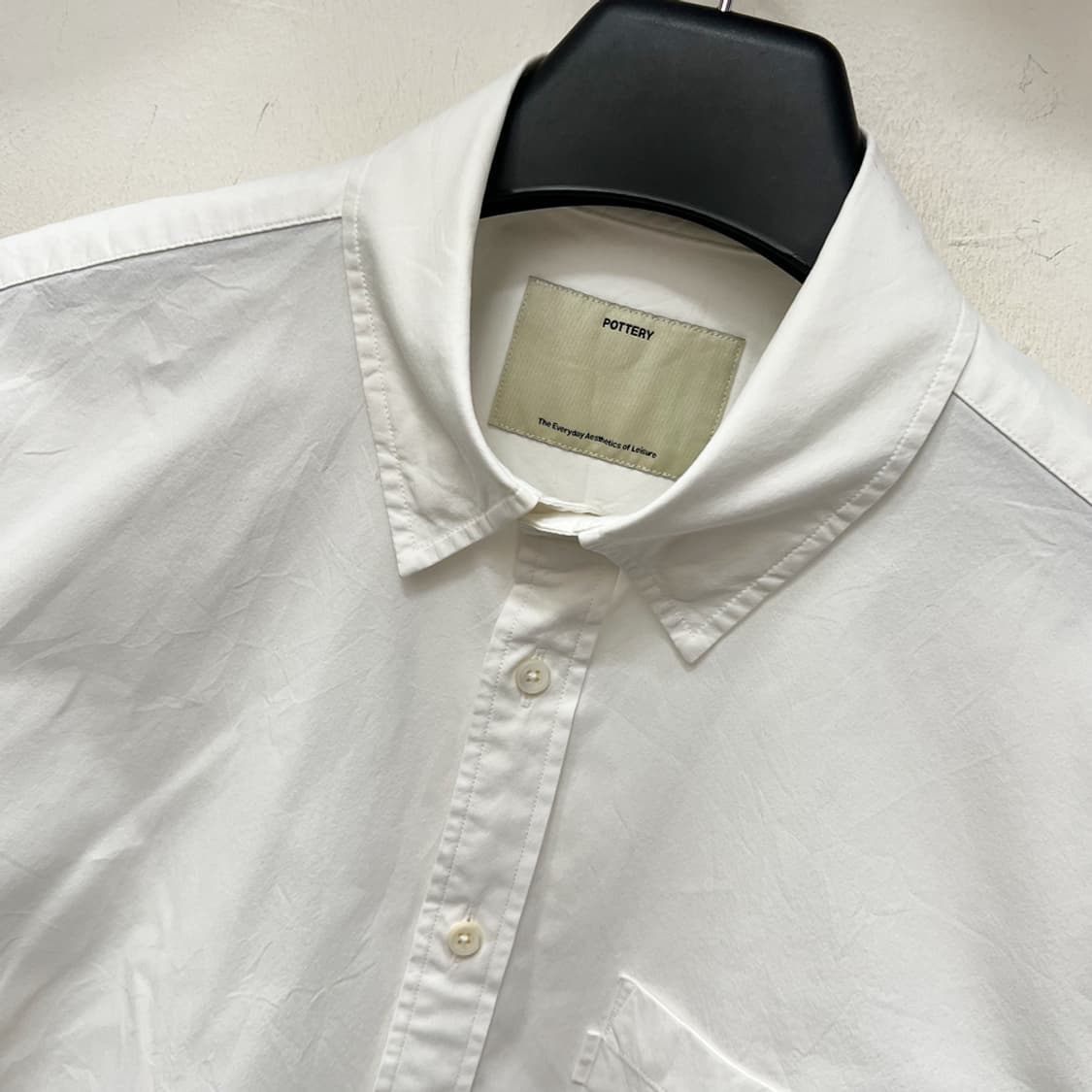 포터리 코튼 타입라이터 컴포트 셔츠 2사이즈 상품이미지3