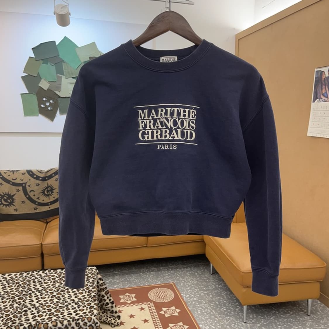 마리떼프랑소와저버 빅로고 캐주얼 크롭 맨투맨 S C09469 상품이미지3