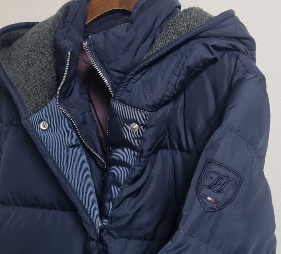 S (55) 타미힐피거 네이비 덕다운 오리털패딩 상품이미지2