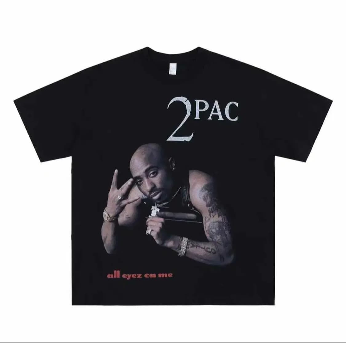 2PAC 투팍 올아이즈온미 부틀렉 랩티셔츠 상품이미지1