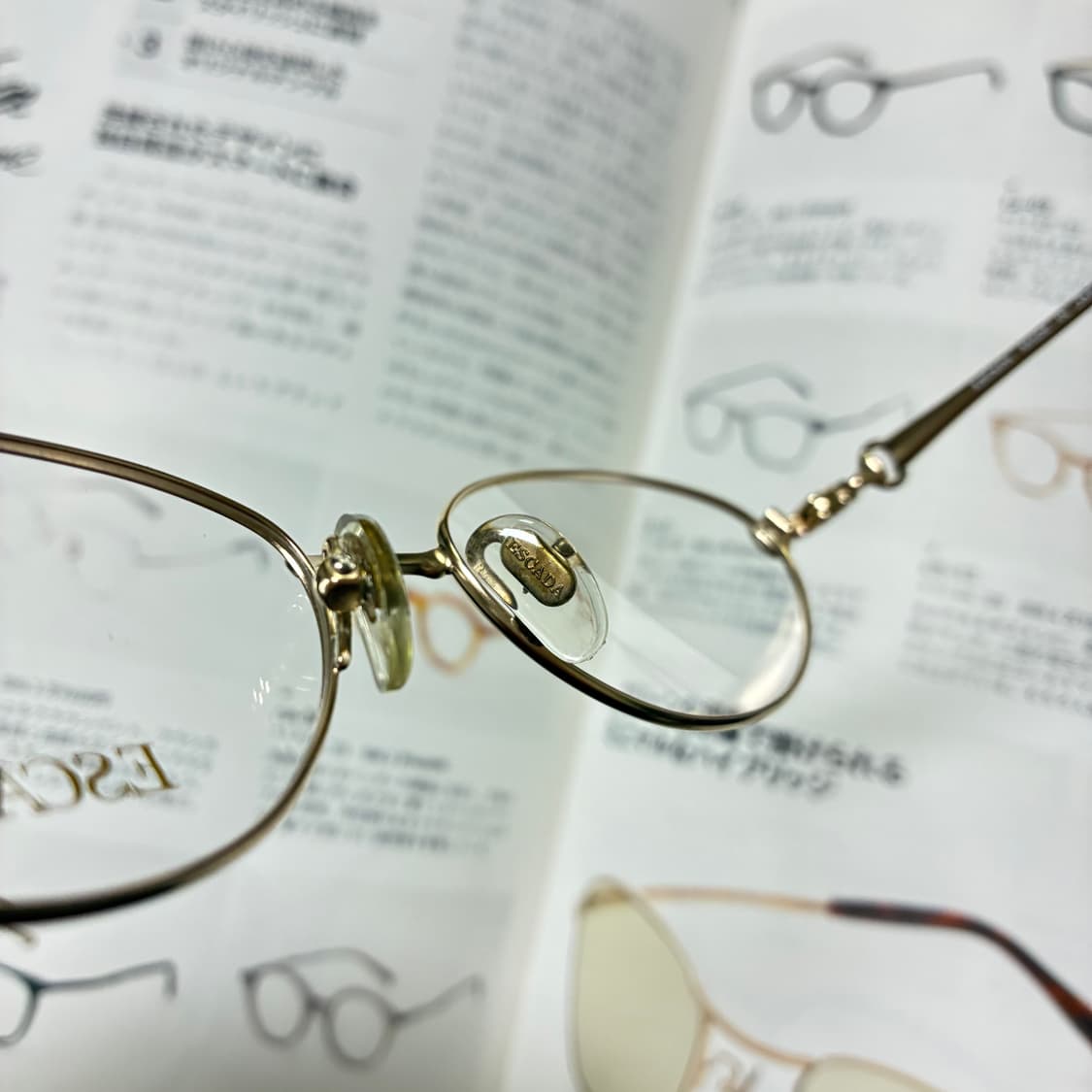 ESCADA 에스까다 에스카다 티타늄 골드 안경 상품이미지6