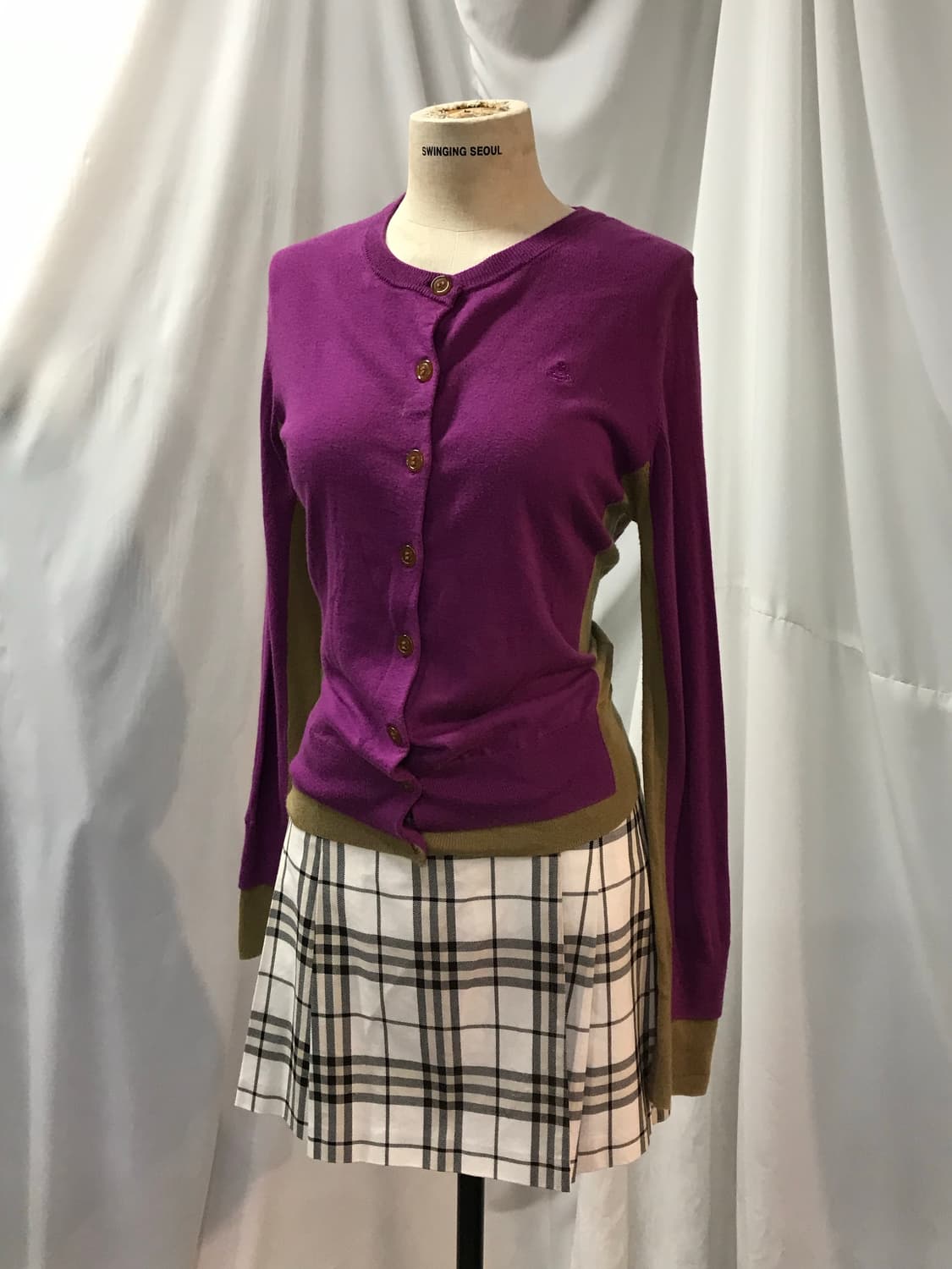 비비안웨스트우드 퍼플 가디건 상품이미지2