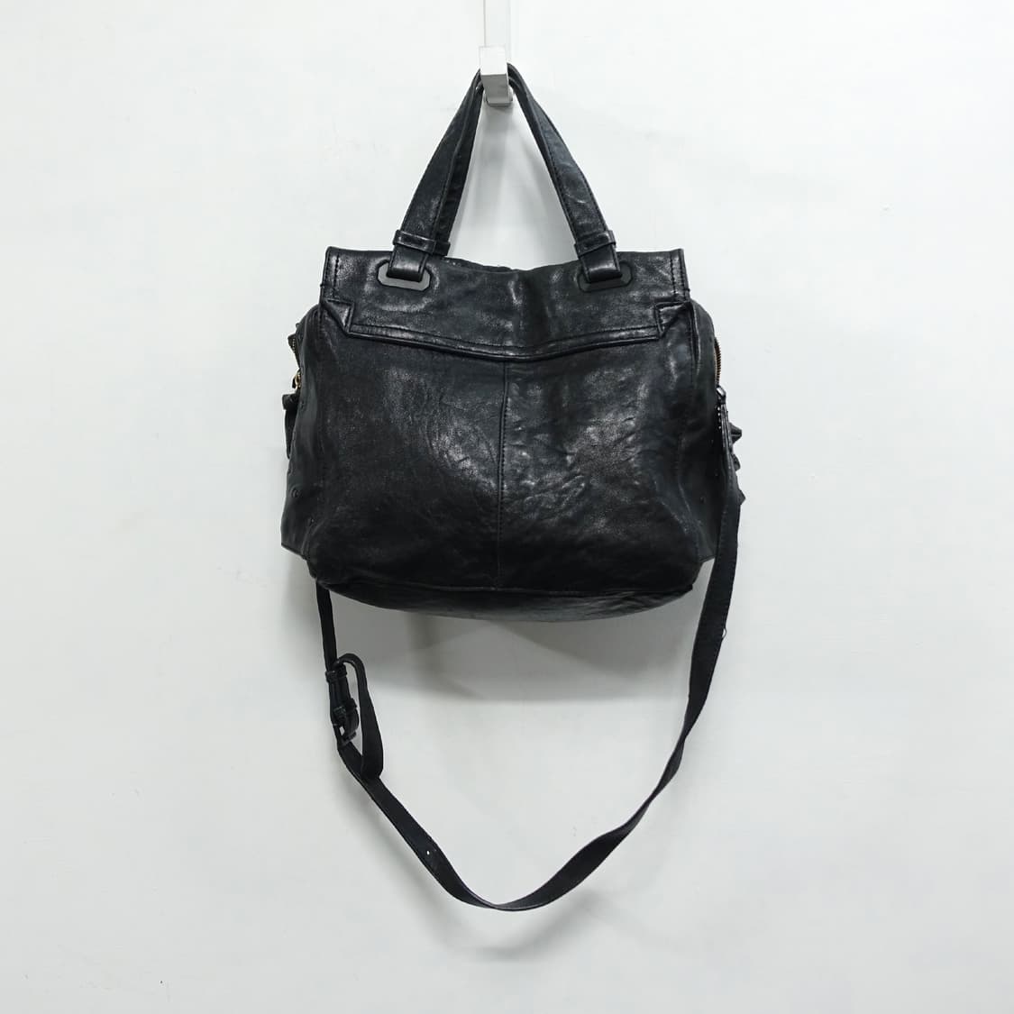 MORGAN 모르간 뉴질랜드 렘레더 양가죽 아티잔 숄더 크로스백 상품이미지5