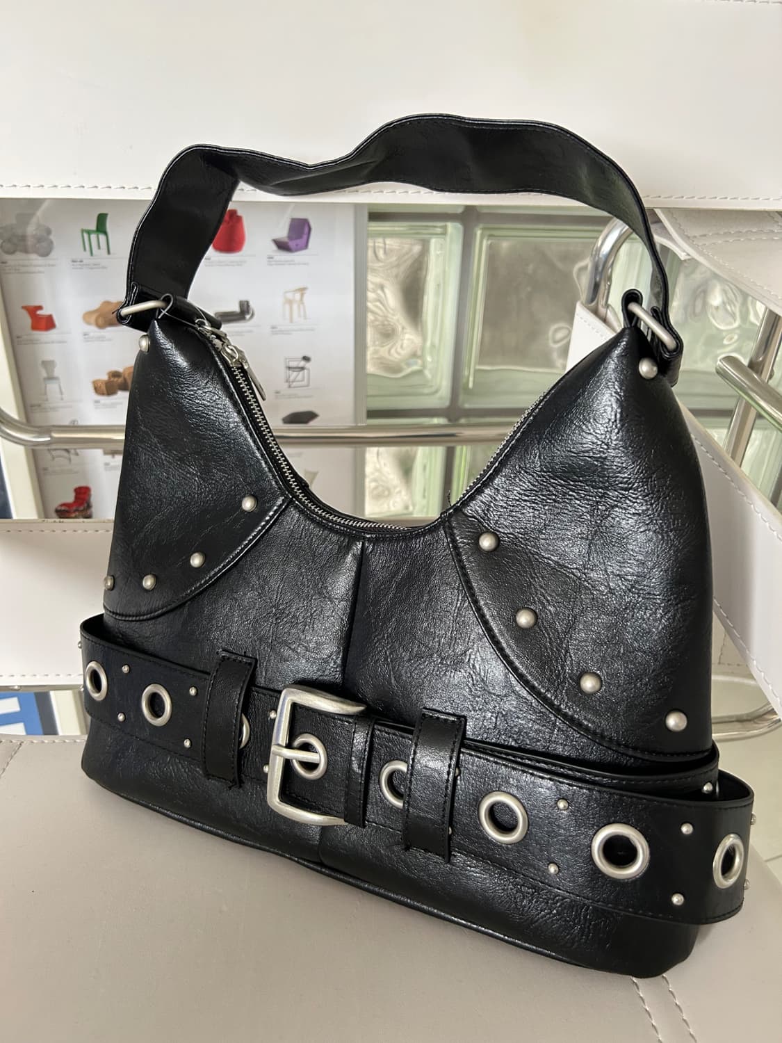 Studs belt bag 상품이미지1