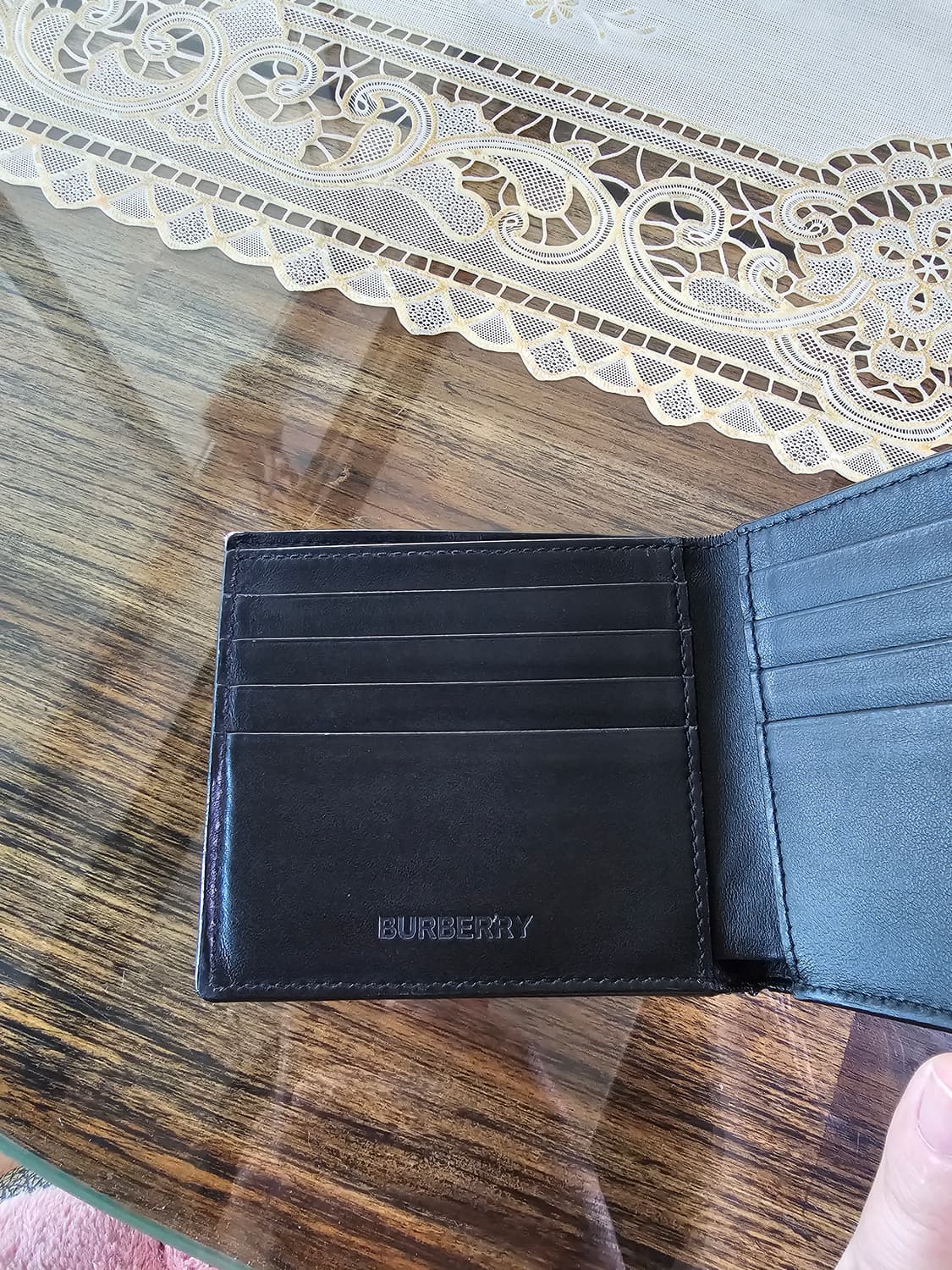 (정품) 버버리 체크 반지갑/80166111/개인/팝니다. 상품이미지2