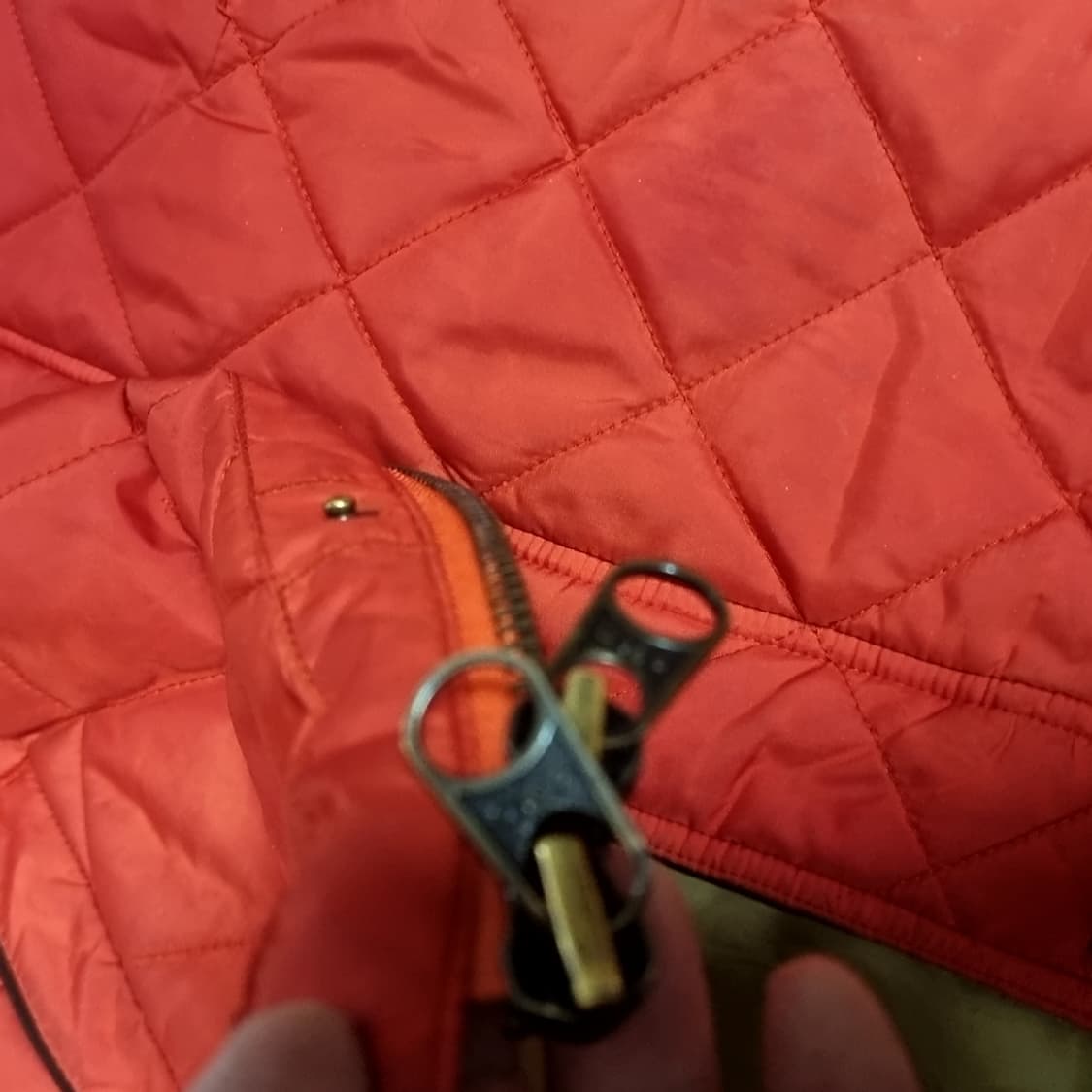 폴로 랄프로렌 80s 퀼팅 조끼 레드(L) 상품이미지7