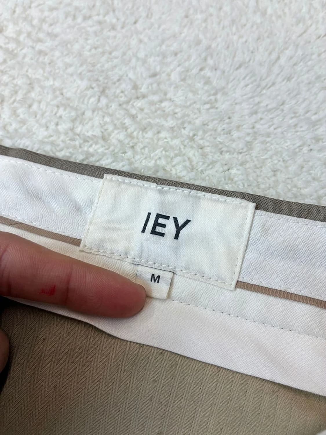 이에이 IEY 스트레이트 울 투턱 팬츠 PN5970 상품이미지7