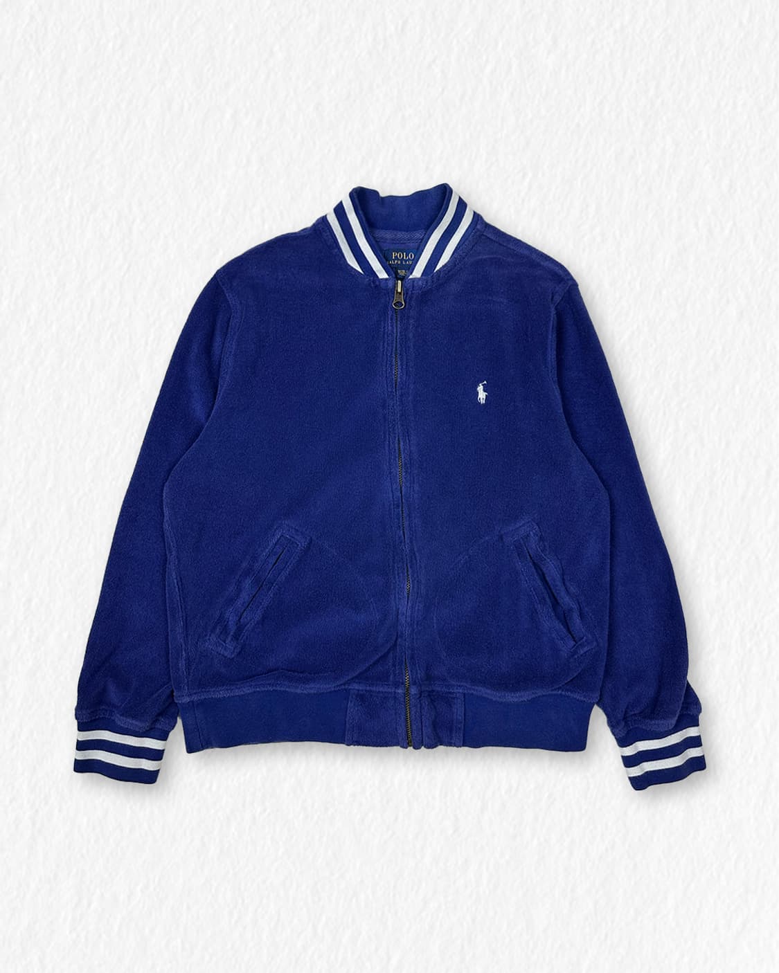 폴로 면 바시티 자켓 상품이미지1