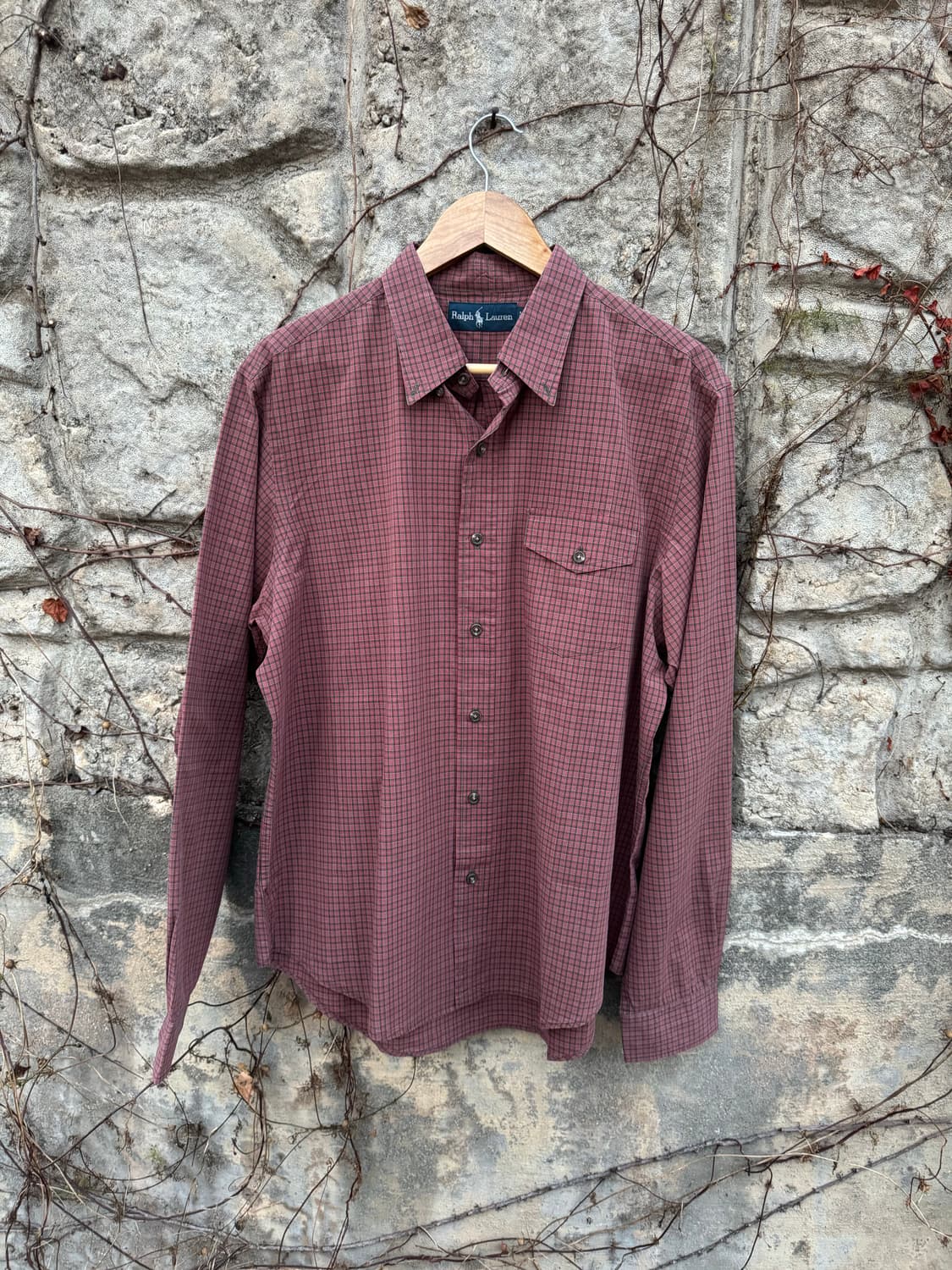 폴로 랄프로렌 빈티지 레트로 체크 셔츠 L 상품이미지1