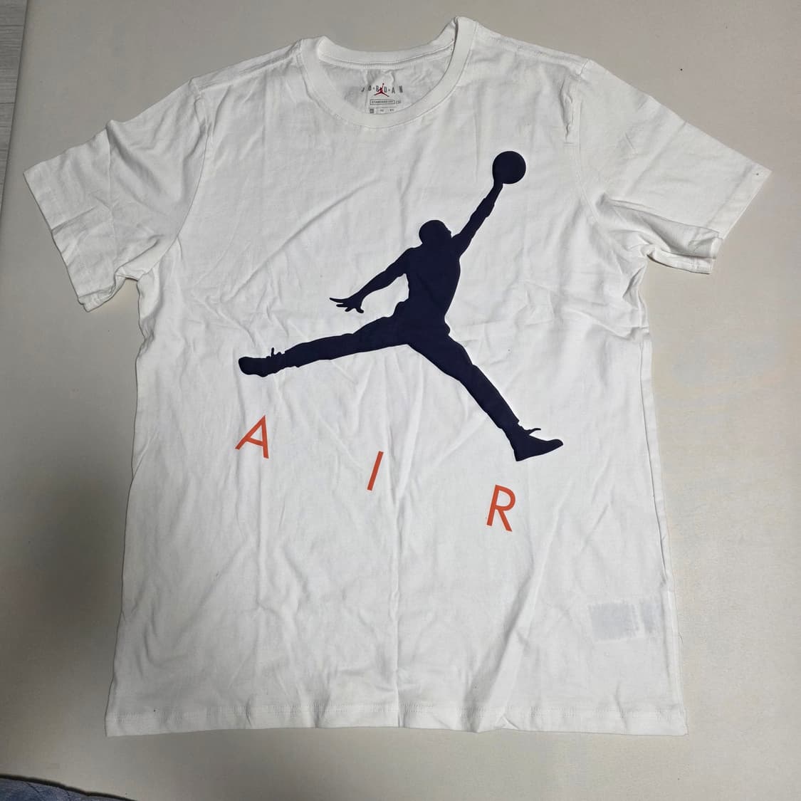 조던 AIR 반팔 티셔츠 화이트 상품이미지1
