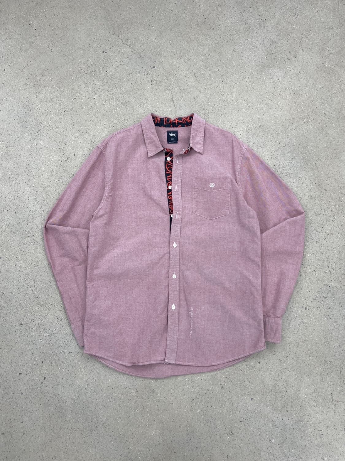 스투시 레터링 밴드 포켓 셔츠 상품이미지2