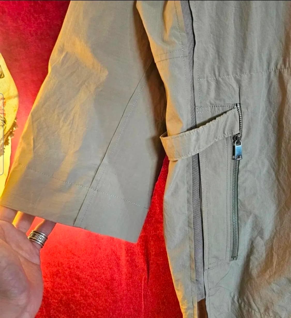 한섬 시스템(System) 베이직 바람막이 야상 코트 상품이미지4