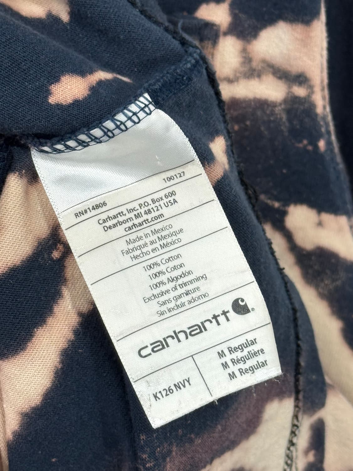 칼하트 타이다잉 슬리브 상품이미지5