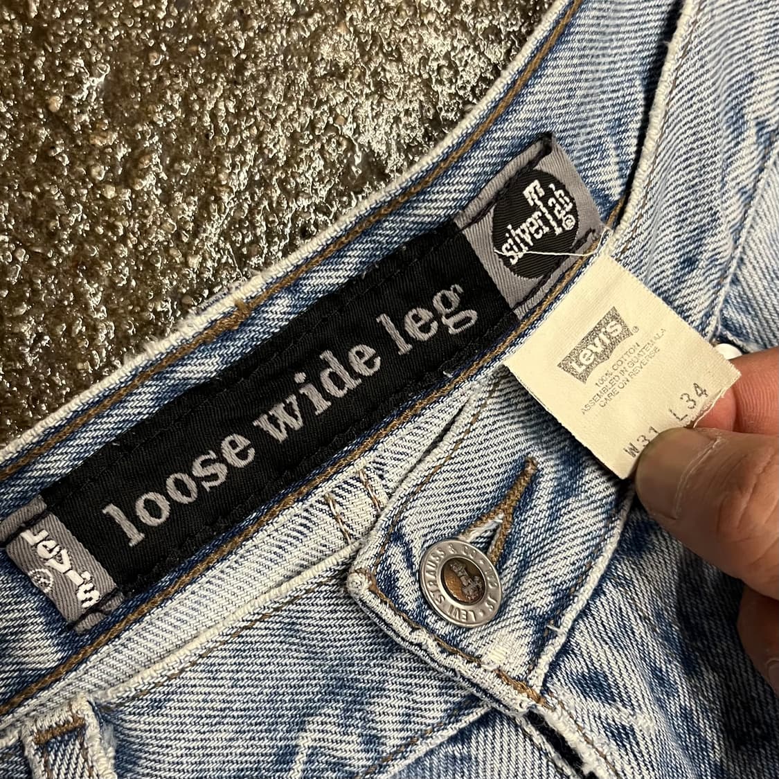 90s Levis 실버탭 루즈핏 데님 팬츠 (32“) 상품이미지6