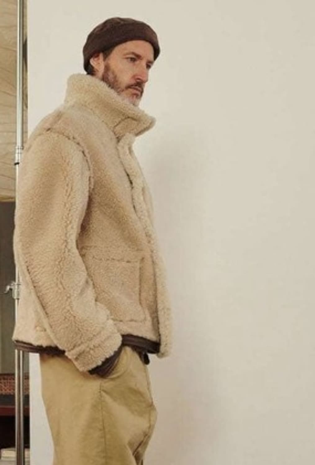 올드조 old joe 알파카쉐어링 에비에이터 자켓 40 L 상품이미지9