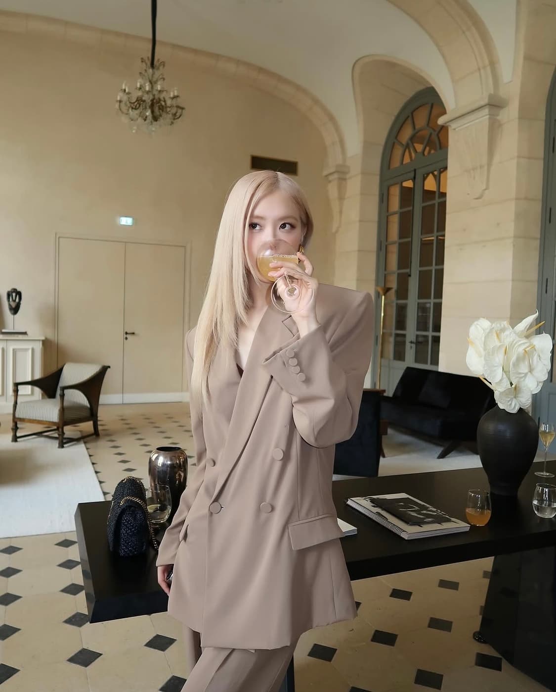 (새상품급)생로랑 니키백 베이비 블랑 화이트 상품이미지5