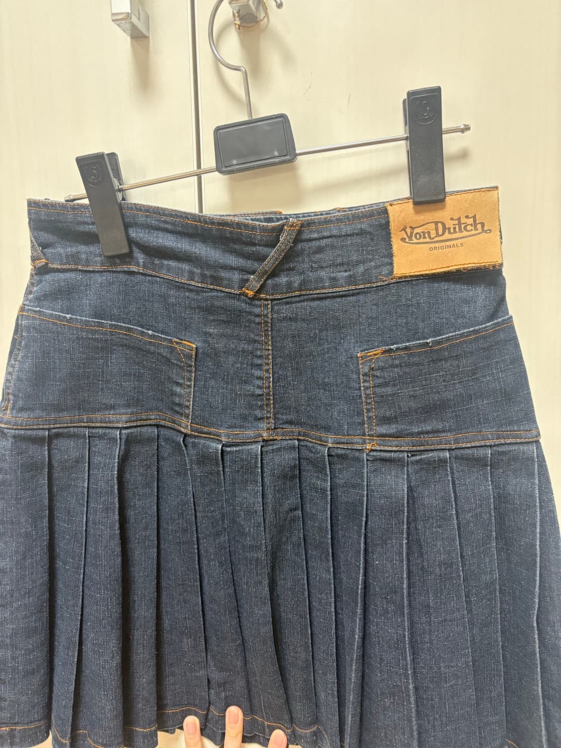 Von Dutch (Jeans) 00s 본더치 데님 플레어 스커트 y2k 상품이미지2