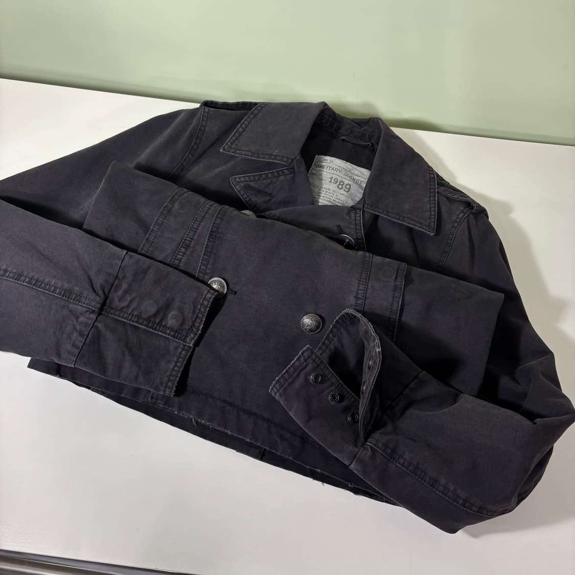 S 95 쟈딕앤볼테르 블랙 워싱 피코트 상품이미지2