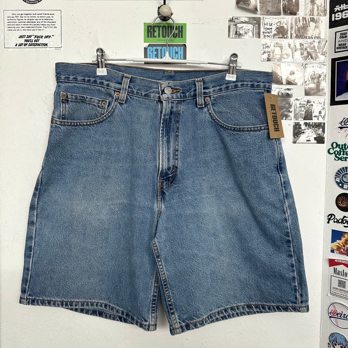 00’s 리바이스 550 배기 데님쇼츠 상품이미지1