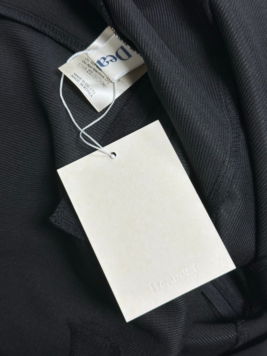 Dearest 블랙 상의 상품이미지4