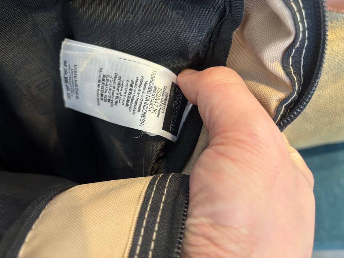 잔스포츠 빅스튜던트 베이지 백팩 상품이미지9