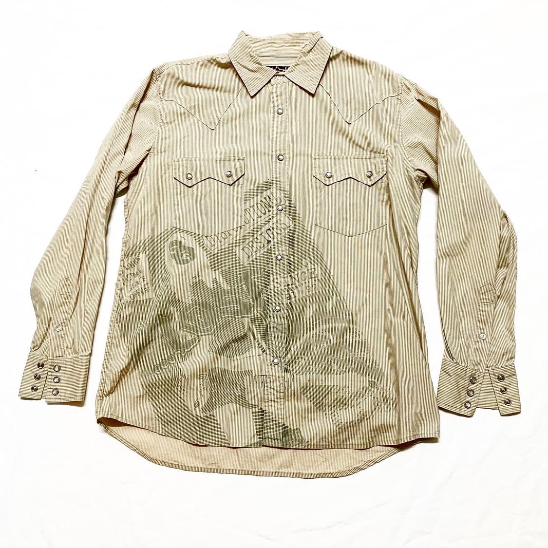 Lost Enterprises - 프린팅 웨스턴 셔츠 상품이미지1