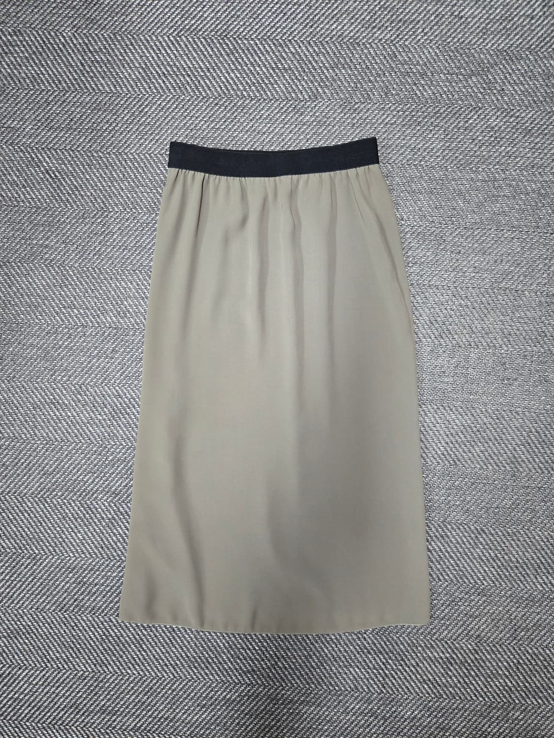 한섬 랑방 LANVIN 롱스커트 밴딩치마 상품이미지2