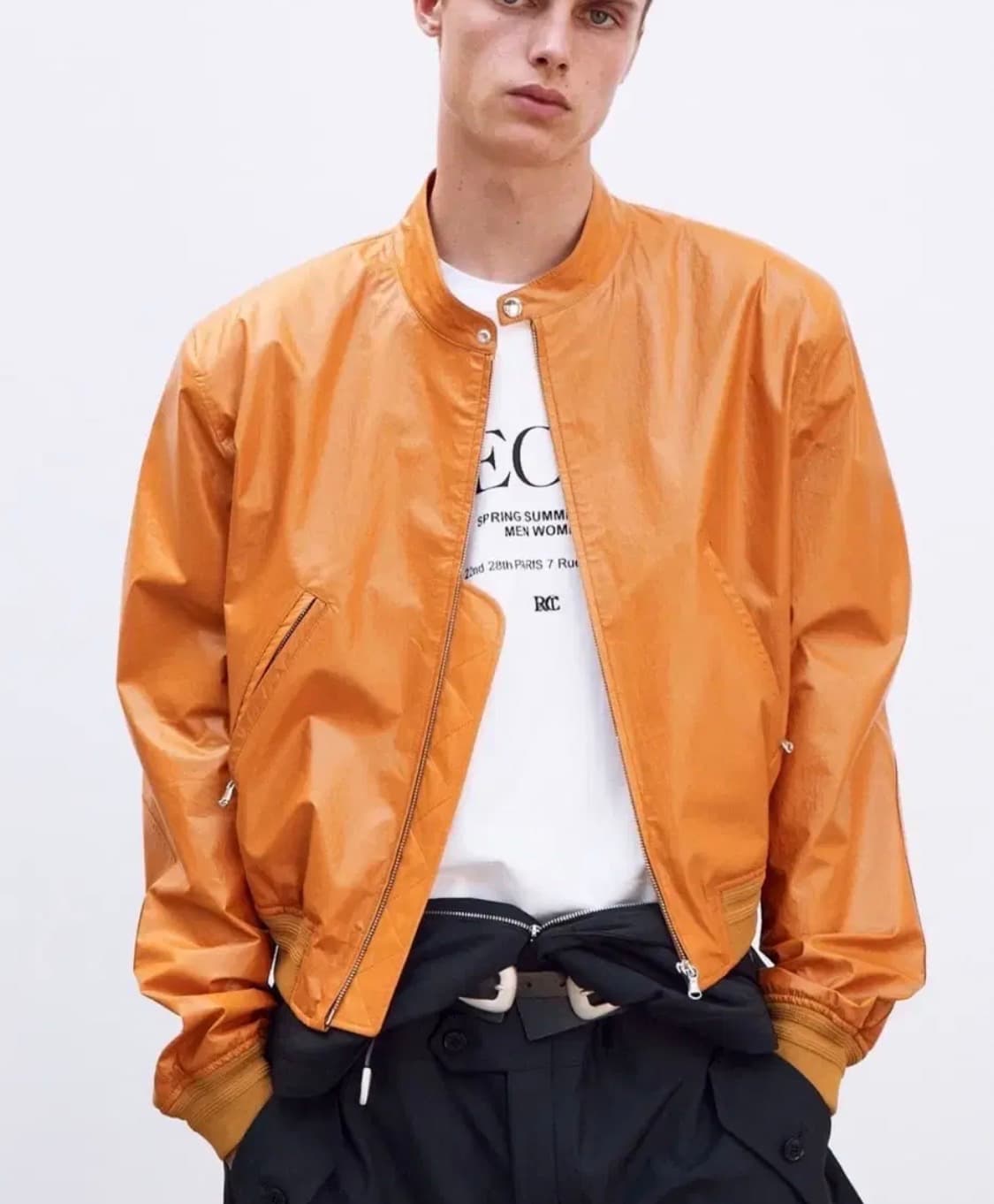 렉토암브레모터사이클바이커 머스타드자켓 판매 상품이미지1